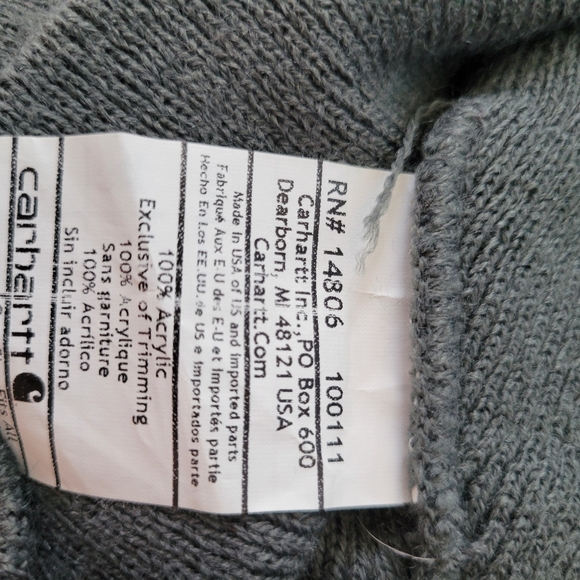 Carhartt Knit Beanie Dusty Olive One Size OS - Picture 8 of 9